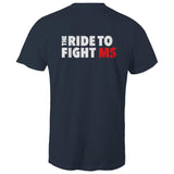 MS Gong Ride Men's T-Shirt - Navy