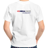 MS Mega Swim Hobart  - Kid's White T-Shirt