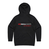 MS Mega Swim Sydney  - Women's Black Hoodie