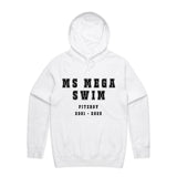 MS Mega Swim Hoodie - Fitzroy 25th - MENS White