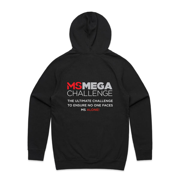 MS Mega Pickleball Unisex Black Hoodie