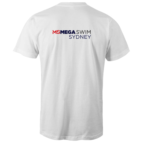 MS Mega Swim Sydney - Men's White T-shirt