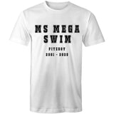 MS Mega Swim T-Shirt - Fitzroy 25th - MENS WHITE