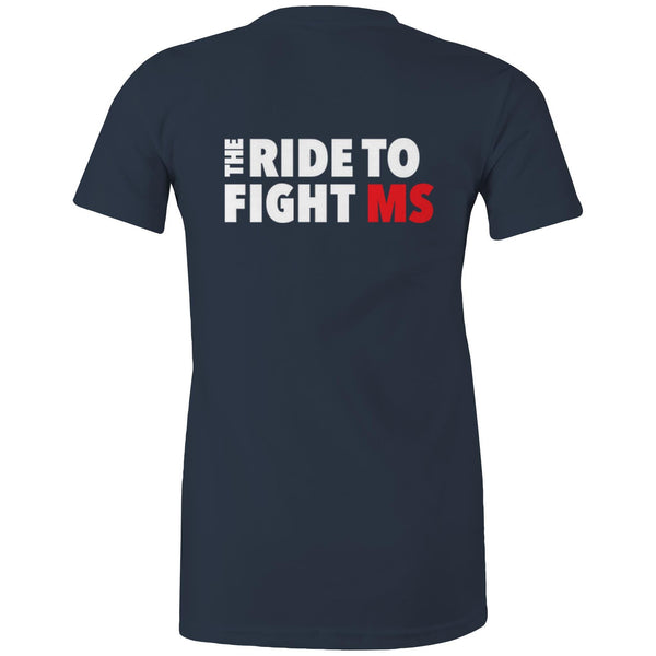 MS Gong Ride Women's T-Shirt - Navy
