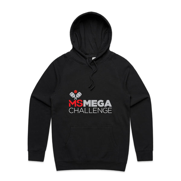 MS Mega Pickleball Unisex Black Hoodie