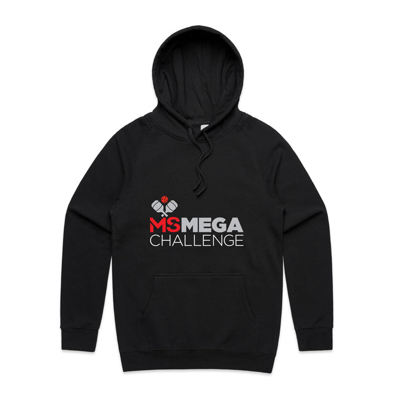 MS Mega Pickleball Unisex Black Hoodie