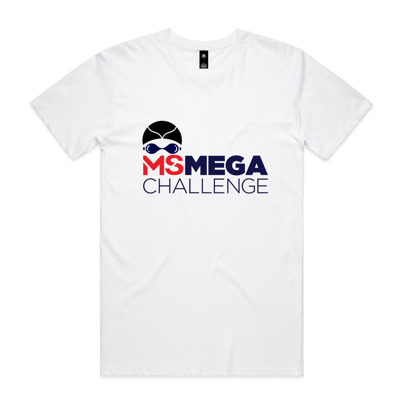MS Mega Swim Unisex White T-shirt