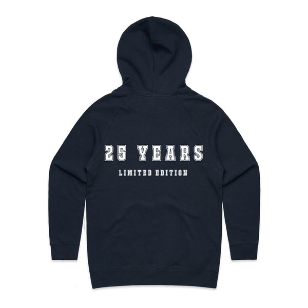 MS Mega Swim Hoodie - Fitzroy 25th - WOMENS NAVY