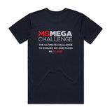 MS Mega Swim Unisex Navy T-shirt