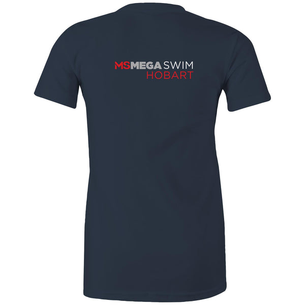 MS Mega Swim Hobart  - Women's Navy T-Shirt
