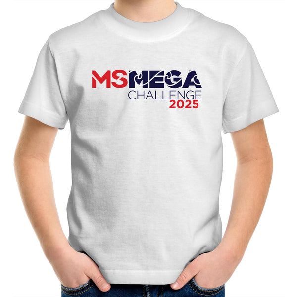MS Mega Swim Canberra - Kids White T-Shirt