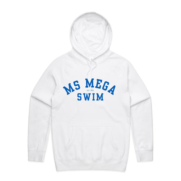 MS Mega Swim Hoodie - MENS WHITE