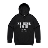 MS Mega Swim Hoodie - Fitzroy 25th - MENS BLACK