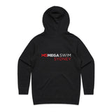 MS Mega Swim Sydney  - Women's Black Hoodie