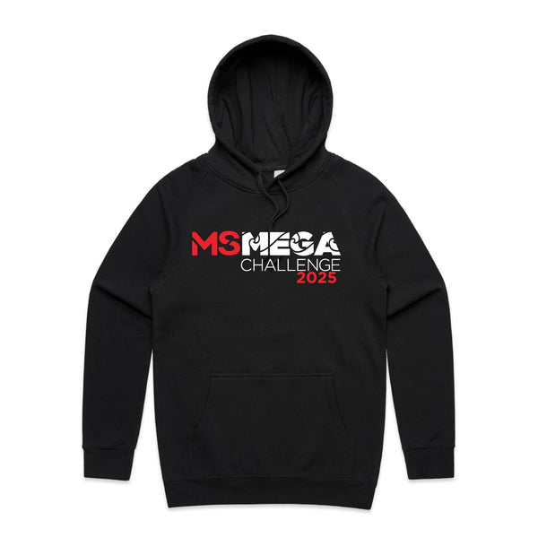 MS Mega Swim Sydney  - Men's Black Hoodie