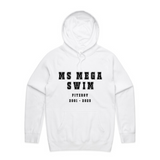 MS Mega Swim Hoodie - Fitzroy 25th - WOMENS White