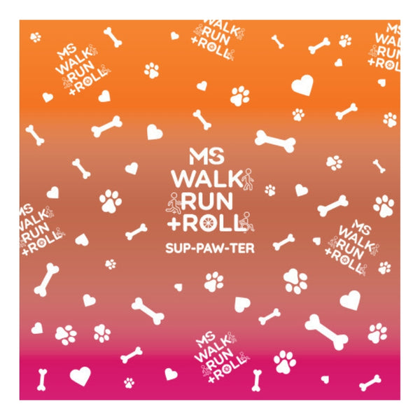 MS Walk Run + Roll Pet Bandana